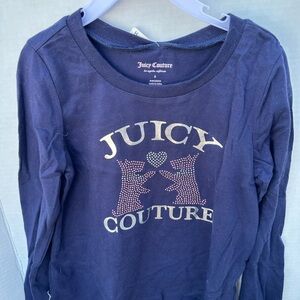 Juicy Couture Kids Blue Long Sleeve Tee